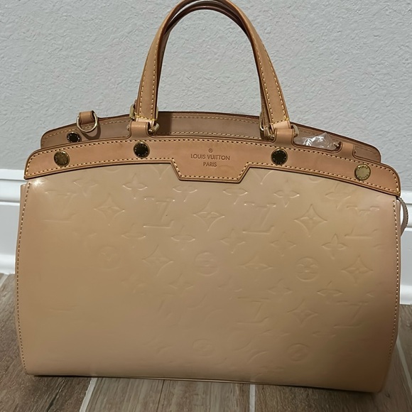 Brea Patent Leather Shoulder Handbag - Picture 1 of 15